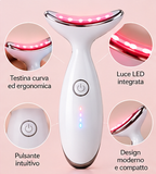 Massaggiatore Viso e Collo LED – Dispositivo per Massaggio Facciale