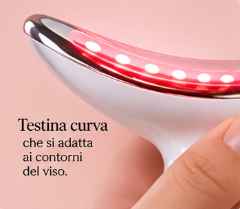 Massaggiatore Viso e Collo LED – Dispositivo per Massaggio Facciale