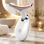 Massaggiatore Viso e Collo LED – Dispositivo per Massaggio Facciale